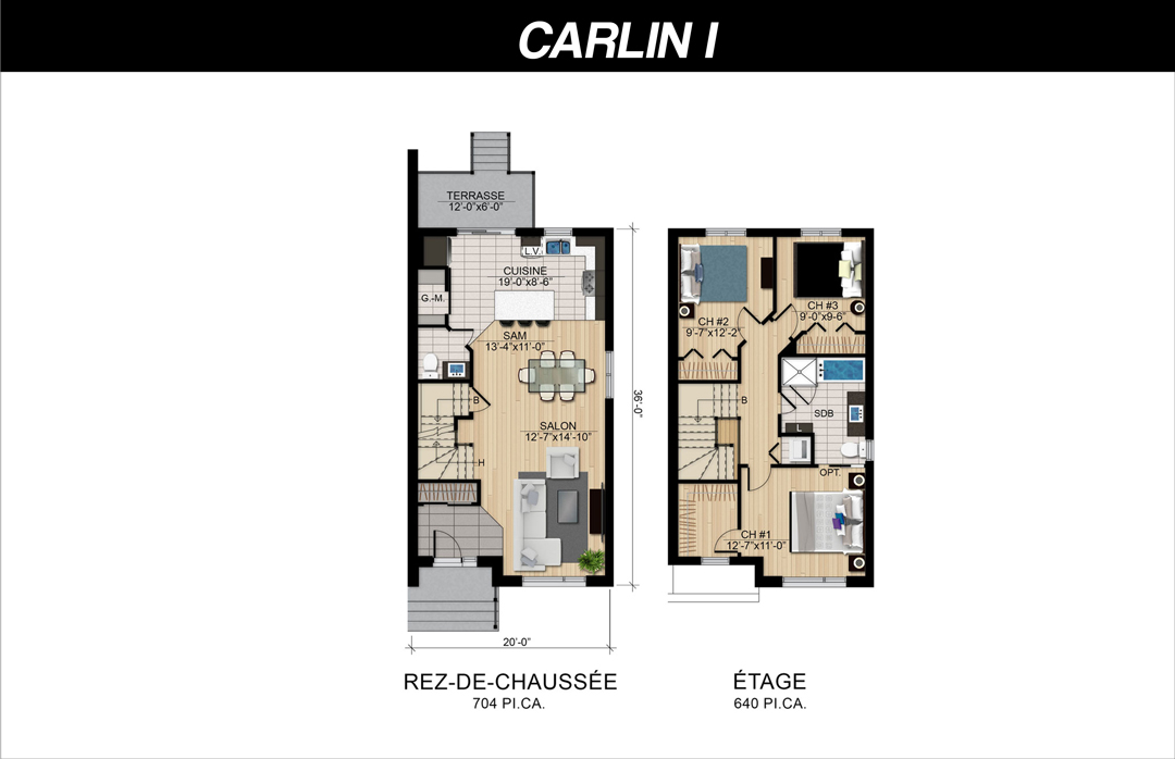carlin 1 plan - Place Langlois