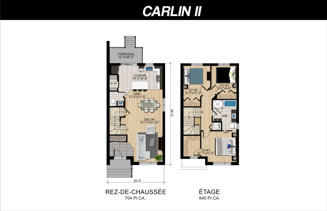 carlin 2 plan - Place Langlois
